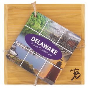Delaware Puzzle Coaster Set