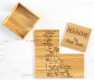 Delaware Puzzle Coaster Set