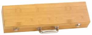 Deluxe Bamboo BBQ Set