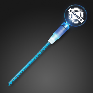 Deluxe Dual Blue LED Cocktail Stirrer - PRINTED