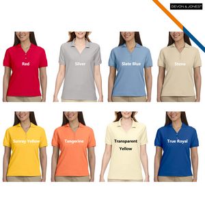 Devon & JonesÂ® Ladies' Y-Collar Polo Shirts