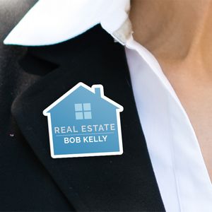 Die Cut Custom Badges (1.5"x2")
