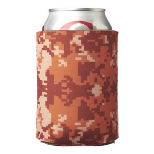 Digital Pattern Foam Can Coolers