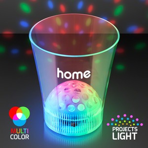 Disco Ball Light Projecting LED Cup - PRINTED