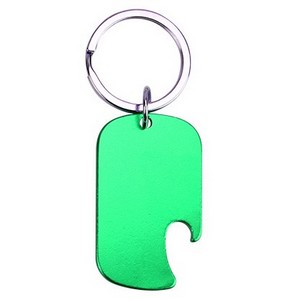 Dog Tag Bottle Opener Keychain