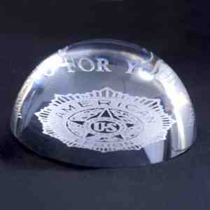 Dome Crystal Paperweight