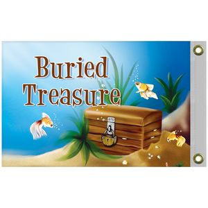Double Sided Knitted Polyester Rectangle Boat Flag (12"x18")