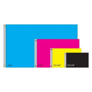 Double Sided Knitted Polyester Rectangle Boat Flag (12"x18")