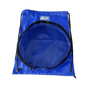 Drawstring Backpack With Mesh Pocket