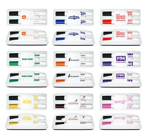 Dry Erase Gear Marker & Eraser Set