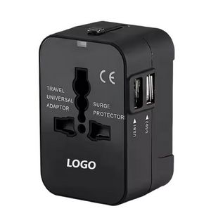 Dual USB A Port Universal Travel Adapter