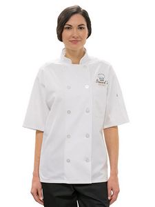 Edwards Industries - Unisex 10-Button Mesh-Back Chef Coat