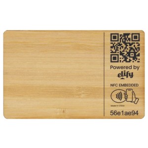 Elify Tap Webkey Card Bamboo