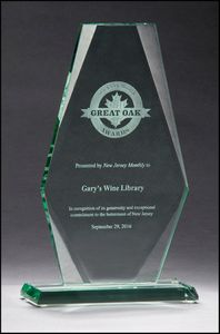 Elite Pillar Glass Award