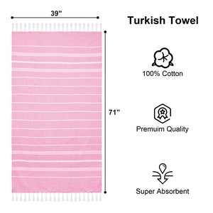 Embroidery Turkish Beach Towel 100% Cotton