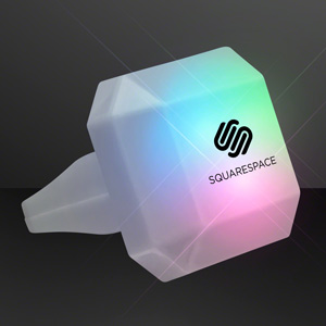 Emerald Cut LED Gem Ring - PRINTED