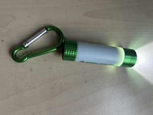 Expandable Flashlight with Carabiner
