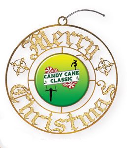 Express Merry Christmas Holiday Ornament (Domestically Produced)