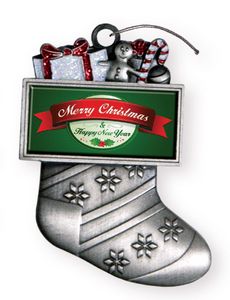 Express Stocking Holiday Ornament (Domestically Produced)