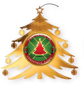 Express Tree Holiday Ornament (Domestically Produced)