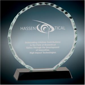 Facet Round Glass Award
