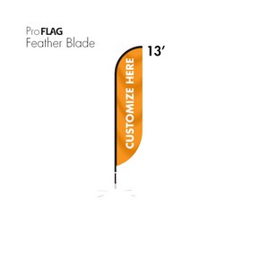 Feather Blade Flag- Custom Mirror Image