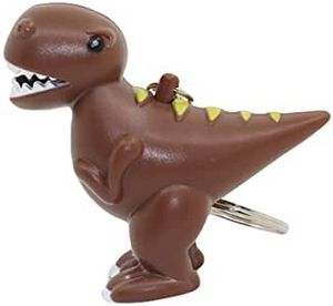 Fierce Dinosaur LED Sound Keychain