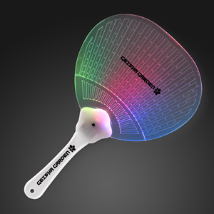 Flashing Fancy Fan with LED Lights - PRINTED