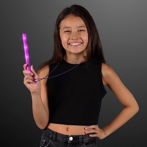 Flashing LED Purple Patrol Wand - BLANK