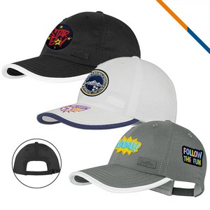 FlowZip Polyester Dobby Performance Cap