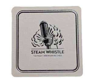 Foil Stamped Coasters - 3.5" or 4" square - foil on 1 side - LW