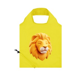 Foldaway Shopper Drawstring Pouch Tote Bag