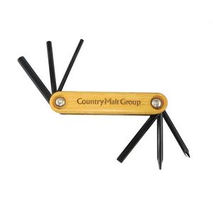 Folding Bike Tool w/Wood Handle