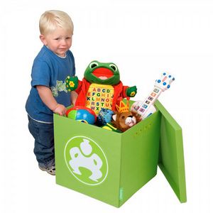 Folding Furniture Cube - 14" Green