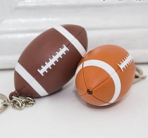 Football LED Sound Keychain