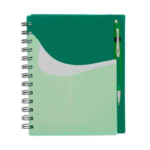 Front Pocket Spiral Notebook with Pen