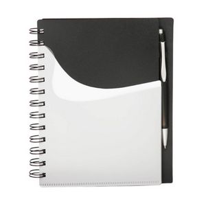 Front Pocket Spiral Notebook with Pen
