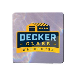 Full Color Coaster - 1/16" Rubber 60 Mil Acrylic Top
