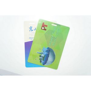 Full Color Glossy PVC Plastic Credential Badge (6"x4")