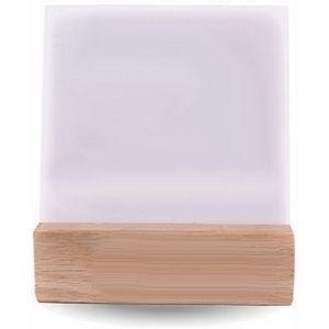 Full Color Tile And Counter Display w/Wood Base