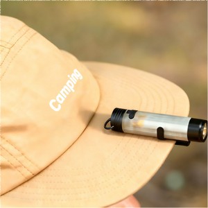 Functional Camping Flashlight Key Chain