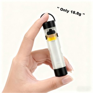 Functional Camping Flashlight Key Chain