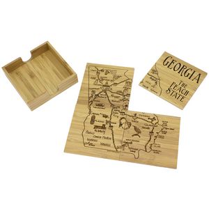 Georgia Puzzle Coaster Set