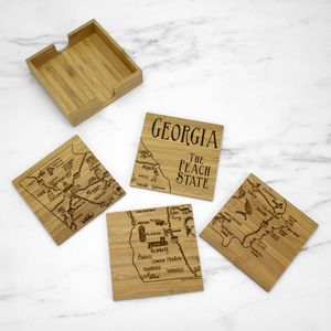 Georgia Puzzle Coaster Set