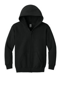 GildanÂ® Youth Heavy Blend Full-Zip Hooded Sweatshirt