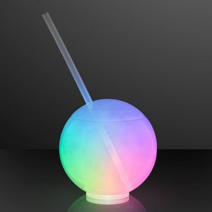 Glow Ball Light Up Tumbler with Straw
