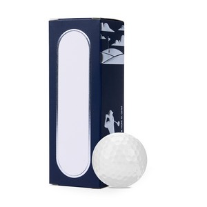 Golf Ball In Custom Three Ball Sleeve