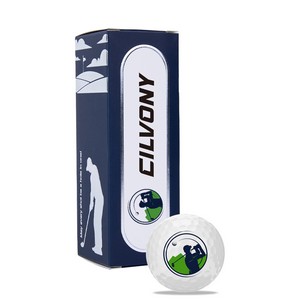Golf Ball In Custom Three Ball Sleeve