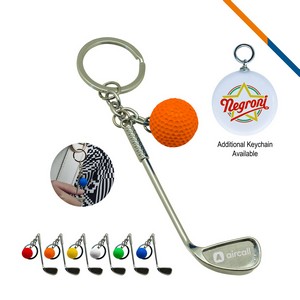 Golf Clubs Keychain