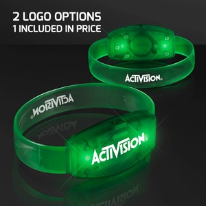 Green "Galaxy Glow" LED Band Bracelets